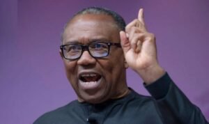 Obi speaking to the public at a political event