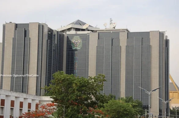 The Central Bank of Nigeria (CBN) headquarters building in Abuja.