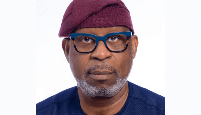 Dele-Alake Dele Alake, Minister of Solid Minerals Development, speaking at a government event in