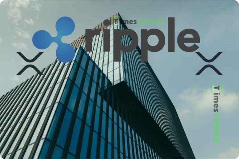 Ripple-XRP XRP logo displayed over a digital blockchain background