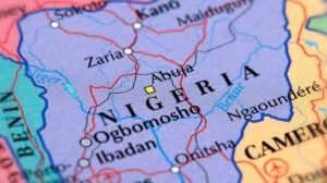 A section of the Nigerian map showing key locations as the call for Anioma state creation gains momentum.
