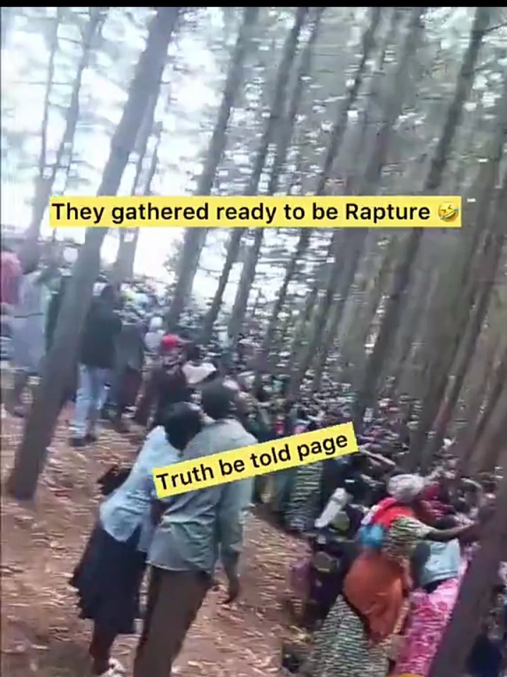 Members of a church waiting for rapture Church members in South Africa gathered outdoors, praying and waiting for rapture after a prophet declared September 23, 2025, as the return of Jesus Christ.