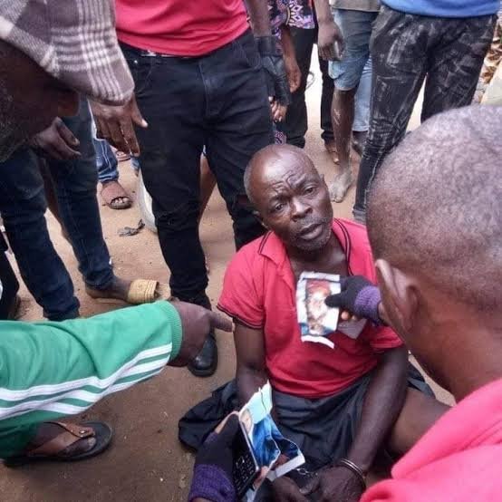 A man in shock making public confession about using juju to sleep with married women and kill victims in a Nigerian community.