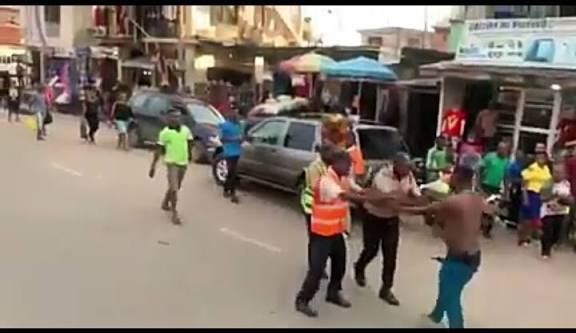 Boy runs mad on hard drugs A crowd gathers on Adekunle Shodipo Street, Ilupeju, Lagos, as a 19-year-old boy allegedly influenced by friends with hard drugs runs mad and causes a scene.