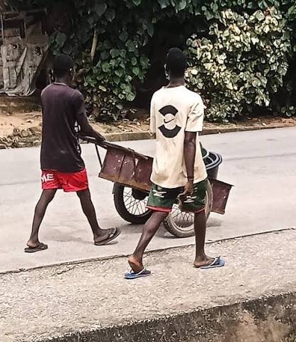 Aboki caught with woman under wear and used pad Man caught in backyard holding woman’s underwear and used pad, claiming he was only picking scrap.