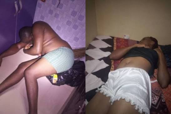 Woman dies in hotel room Image showing a hotel room with police tape after the shocking death of a mother of two during a night with her fiancé.